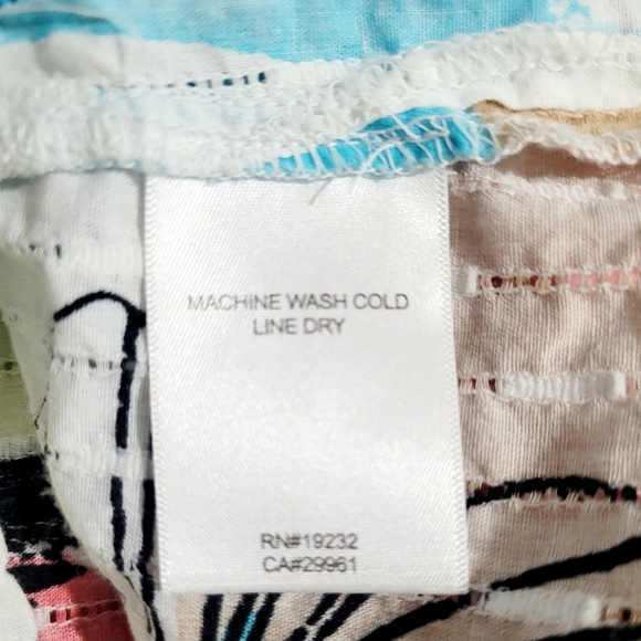 Alfred Dunner Women's Tunic Blouse Size 12 100% Cotton Vibrant Abstract Floral - Picture 11 of 11